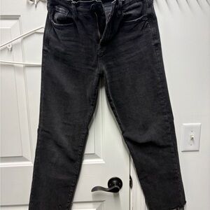 Kensie Jeans Charcoal Black Straight Leg